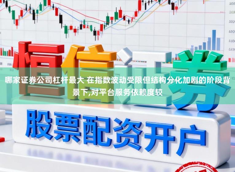 哪家证券公司杠杆最大 在指数波动受限但结构分化加剧的阶段背景下,对平台服务依赖度较